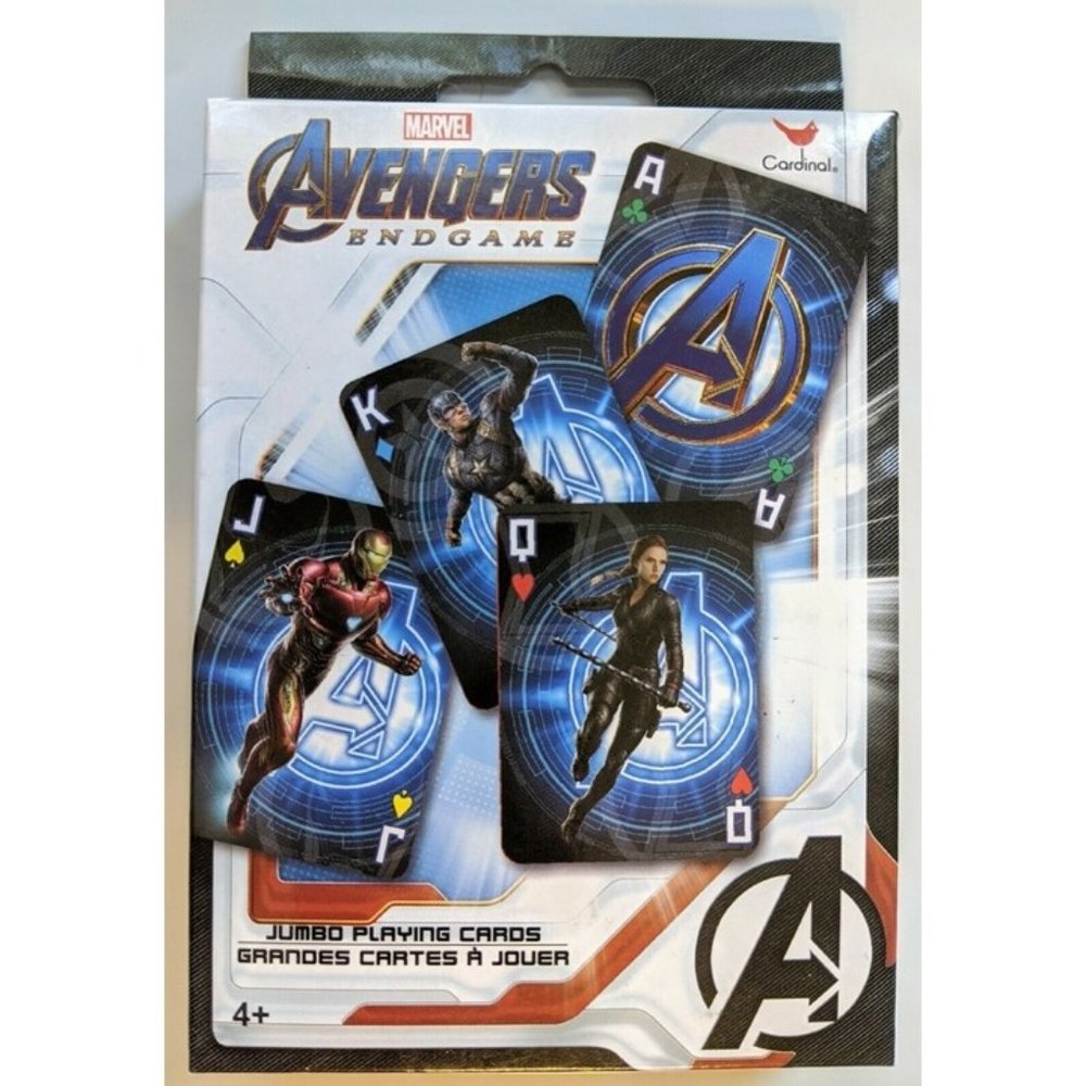 Marvel Avengers "End Game" Jumbo Playing Cards Ages 4+ Brand New Cardinal
